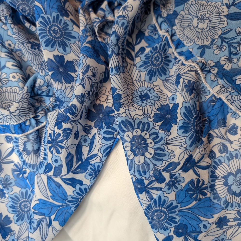 Sincerely Jules Blue Floral Midi Dress - Picture 7 of 7